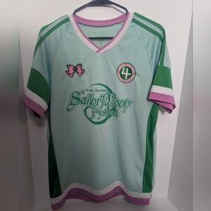 Boxlunch Sailor Moon Sailor Jupiter Sports Jersey Women's Size L